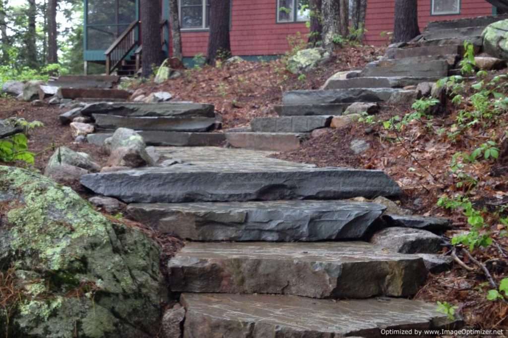 large stone steps